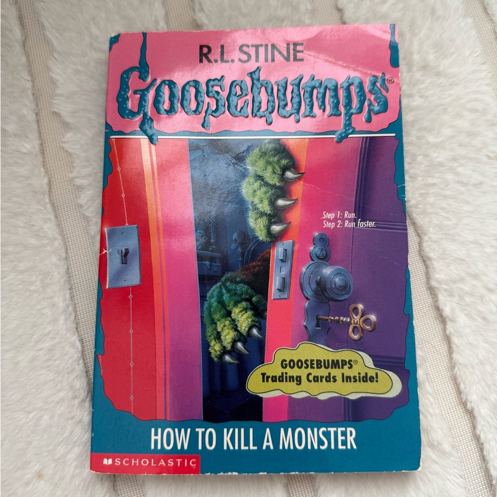 Vintage Scholastic Goosebumps Book | How to Kill a Monster